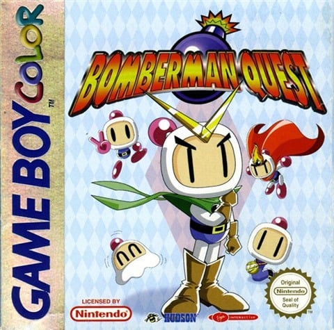 Bomberman Quest, + Manual, Caja