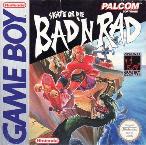 Skate or Die: Bad 'n Rad, + Manual, Caja