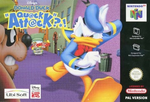 Donald Duck Quack Attack, Caja