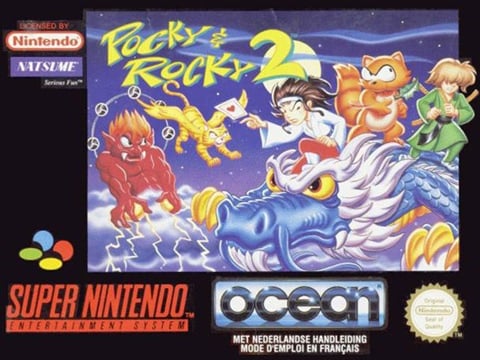 Pocky And Rocky 2, Caja