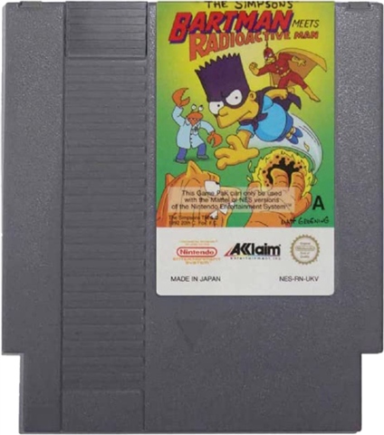 The Simpsons Bartman Meets Radioactiveman, Sin Caja