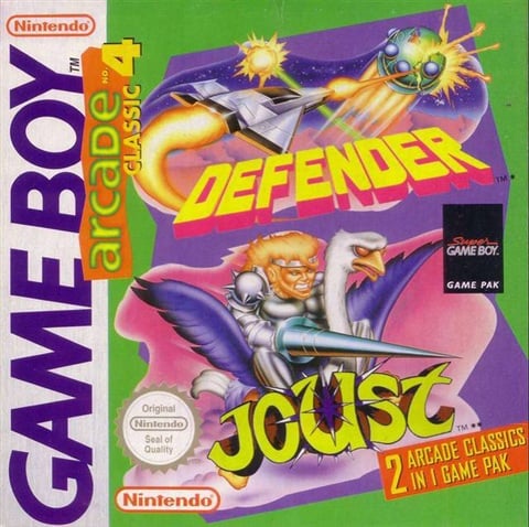 Joust/Defender, + Manual, Caja