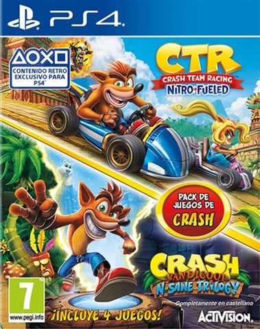 Crash Team Racing Nitro Fueled + Crash N. Sane Trilogy (2 Discos)