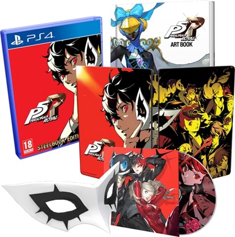 Persona 5 Ed. Royal Con Máscara y Soporte, Libro de Arte y OST (Sin DLC)