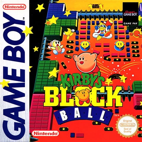 Kirby's Block Ball, + Manual, Caja