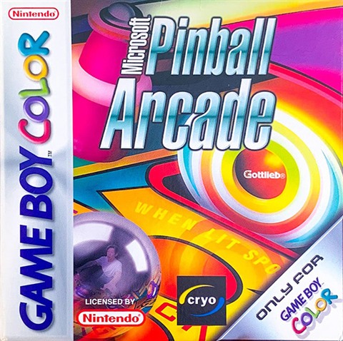 Microsoft PiNBAll Arcade, Sin Manual, Caja