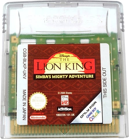 Lion King Simbas Mighty Adventure, Sin Caja