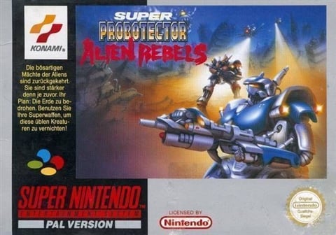 Super Probotector, Caja