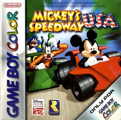 Mickey's Speedway USA, Sin Manual, Caja