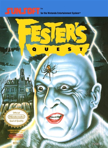 Fester's Quest, Sin Manual, Caja
