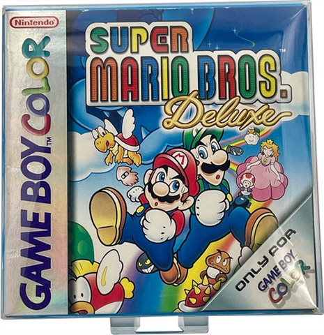 Super Mario Bros Deluxe, Sin Manual, Caja