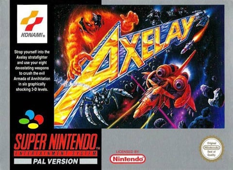 Axelay, Caja