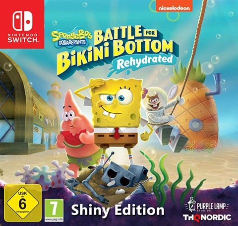 Bob Esponja: Battle For... Ed. Shiny (w/ Figura, 6 Lithographs)