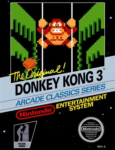 Donkey Kong 3, Sin Manual, Caja