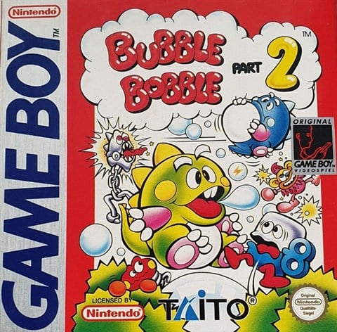 Bubble Bobble: Part 2, + Manual, Caja