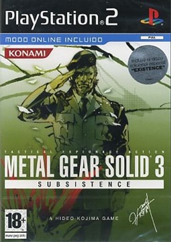 Metal Gear Solid 3 Subsistence (3 Disc)