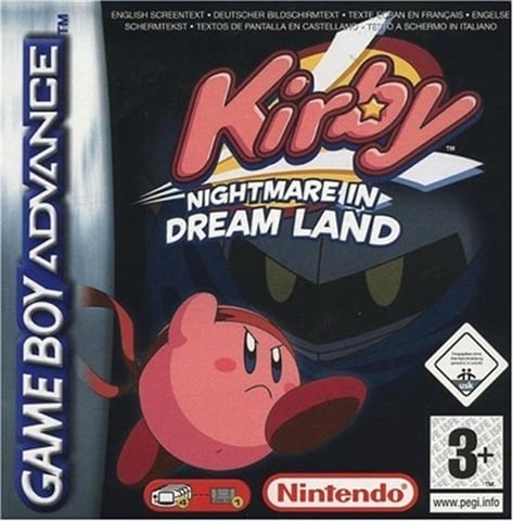 Kirby Nightmare in Dream Land, Caja