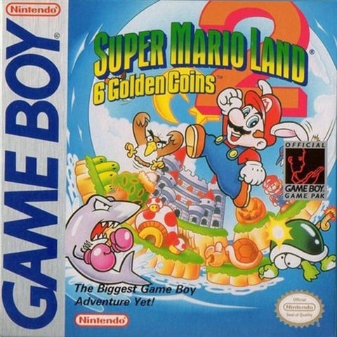 Super Mario Land 2: 6 Golden Coins, Sin Manual, Caja