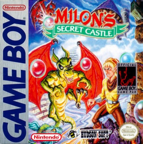Milon's Secret Castle, Sin Manual, Caja