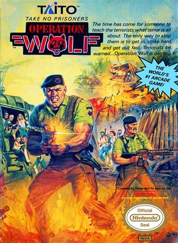 Operation Wolf, Sin Manual, Caja