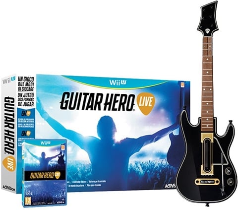 Guitar Hero Live + 6 Button Guitar + USB Dongle