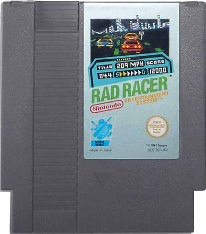 Rad Racer, Sin Caja