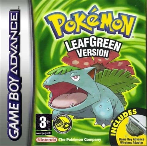 Pokemon Leaf Green + Wi-Fi Adaptador, Perfecto