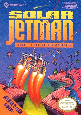 Solar Jetman, Sin Manual, Caja